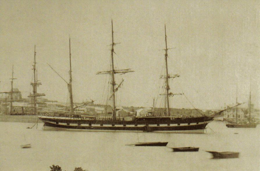 Berthed at Port Augusta, Sept.1884.