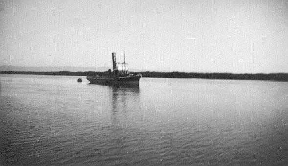 This image shows vessel layed up in North Arm, Port Adelaide.