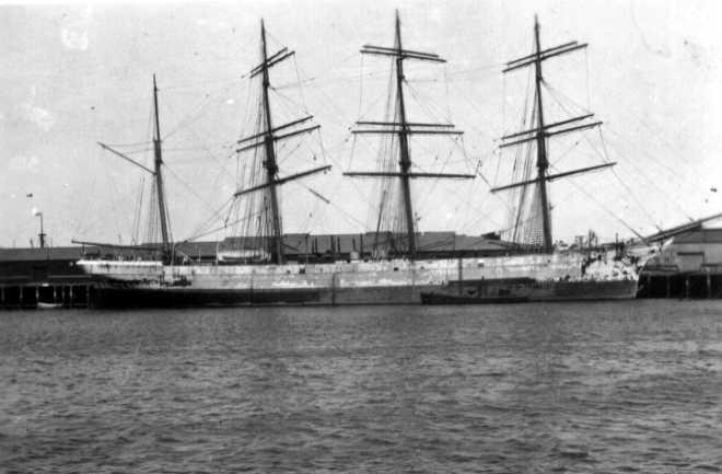 Iron 4 masted Barque.