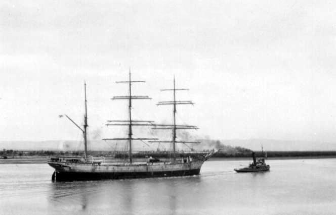 "Penang", Ex 'Albert Rickmers',  Built in 1905.This image shows vessel under tow, 21/1/1931.