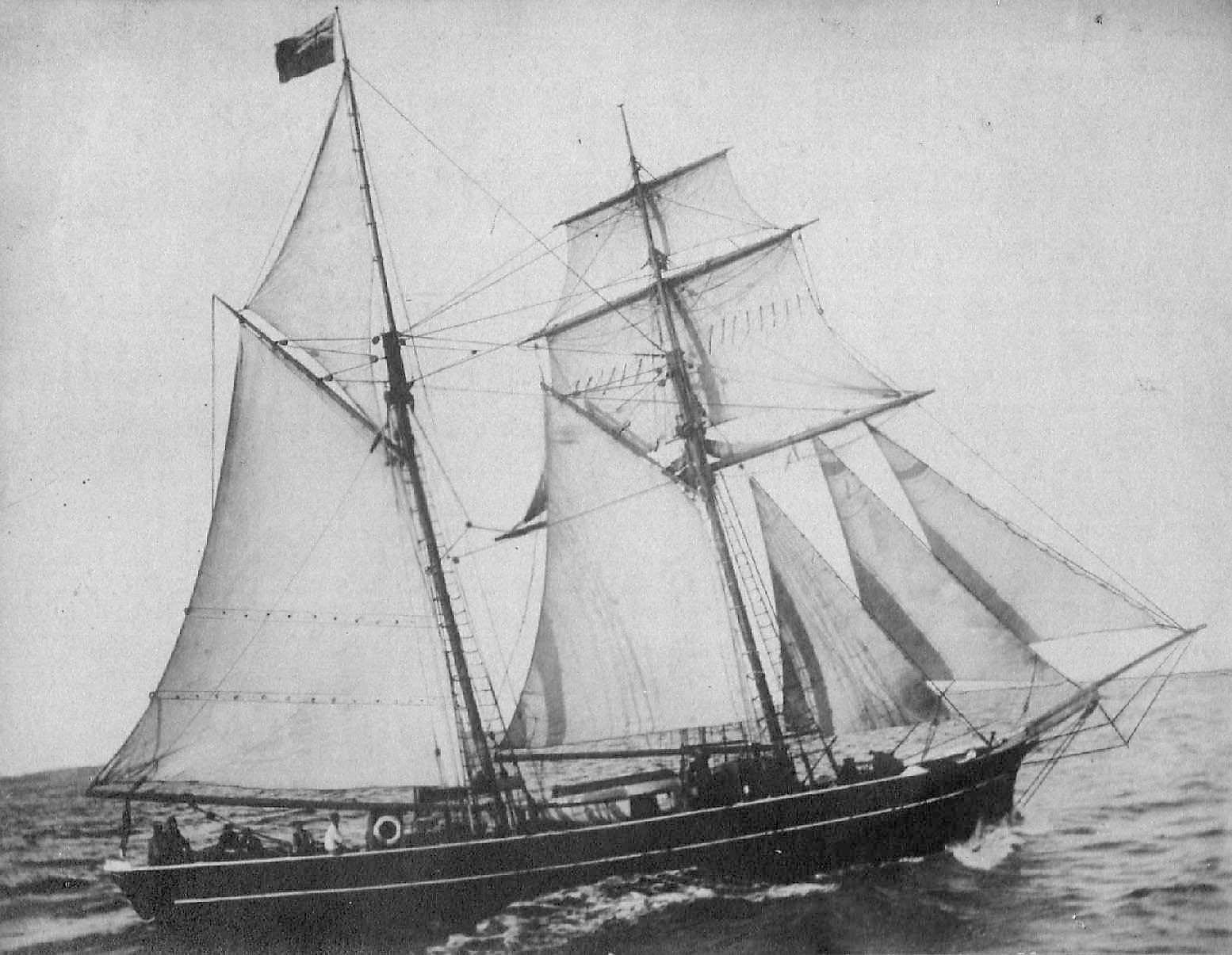 A wooden 2 masted Schooner "Eclipse", built in 1864.

Refer - "Ketches of South Australia" by R Parsons