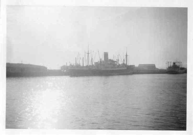 Passenger Vessel "Nestor", built in 1912 by Workman & Clark & Co - Belfast.  Owned by Blue Funnel Line and worked route between UK - Australia - UK.  She took her first voyage in 1913 and in 1915 was commandeered as a troopship.  In 1920 she resumed servi