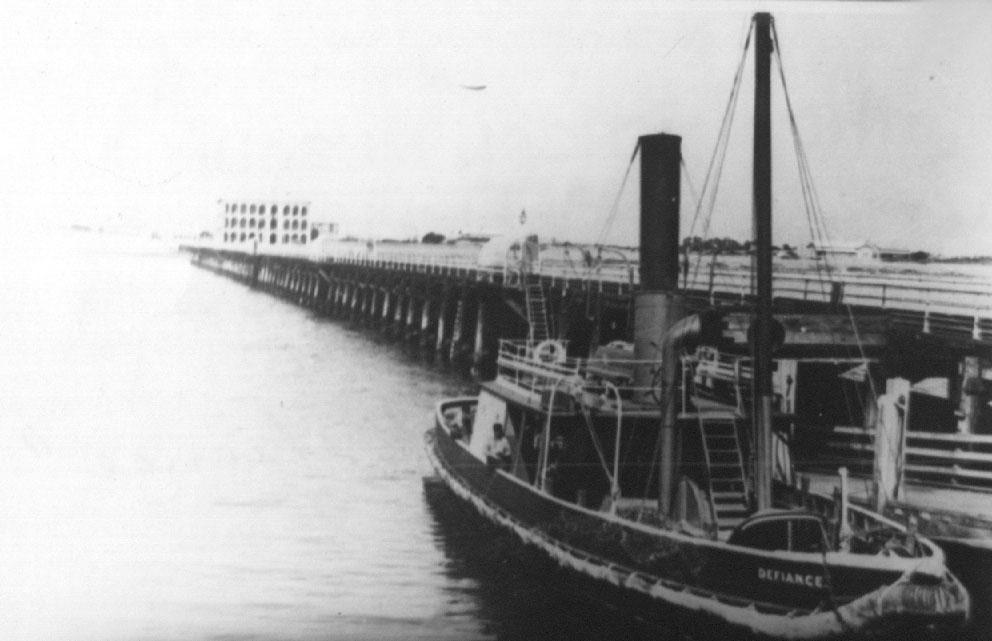 This image taken beside Largs Pier, with Largs Pier hotel in background.