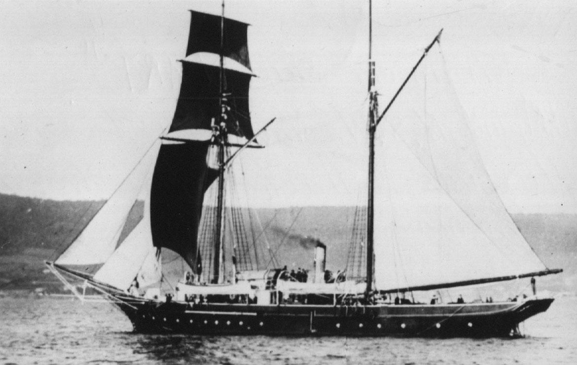 Training ship, Barque  "Dart", H.M. and N.S.W. Navy, and afterwards attached to N.S.W. Reformatory School ship "Sobraon".