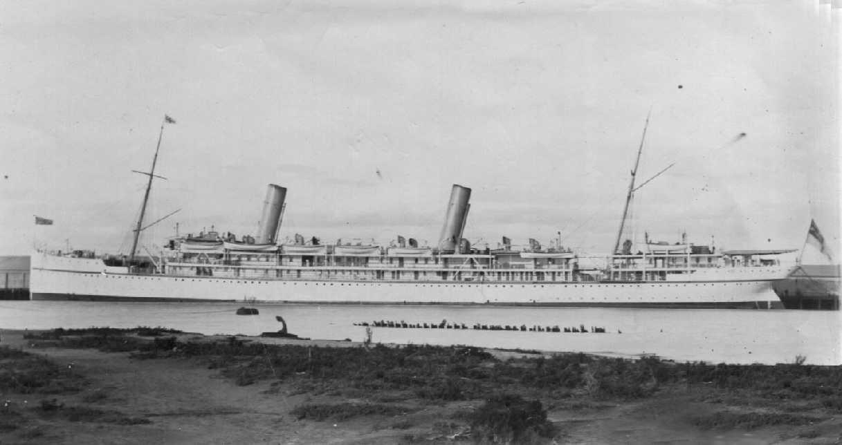 Passenger vessel "Ophir", built in 1891 at Glasgow by R Napier & Son for the Orient Steam Navigation Co.  The first Orient Liner to completely dispense with canvas and an early twin screw mail liner.  Built with the help of a subsidy from the British Gove