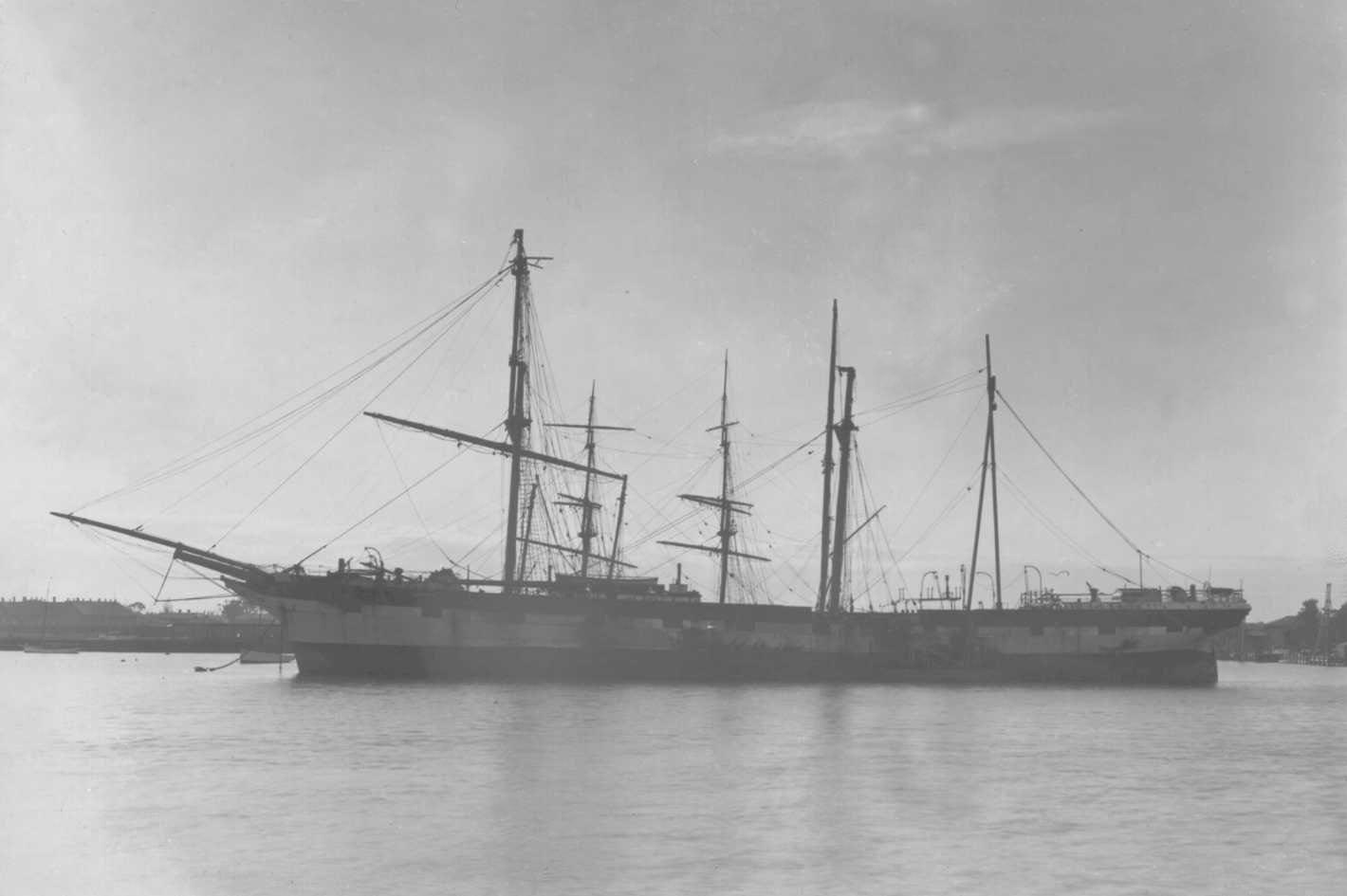 Iron ship "Lochee", built in 1874 at Dundee by A  Stephen & Sons for Dundee Clipper Line, owned by D Bruce & Co - Dundee.  In 1905 she arrived in South Australia in Ballast from Delagoa Bay and went ashore off Grange during a haze.  She was refloated by P