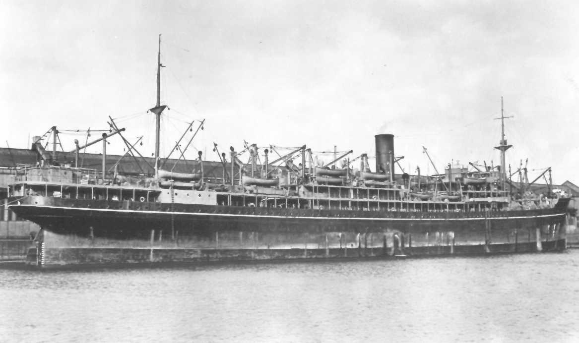 Passenger Vessel "Balranald", launched on 24 February 1921 and completed in April 1922, she took her maiden voyage on 20 April 1922 from London to Sydney.  Built by Harland & Wolff, Greenock, Scotland.
Base Port:  London
Gross Tonnage:  13039
Dimension