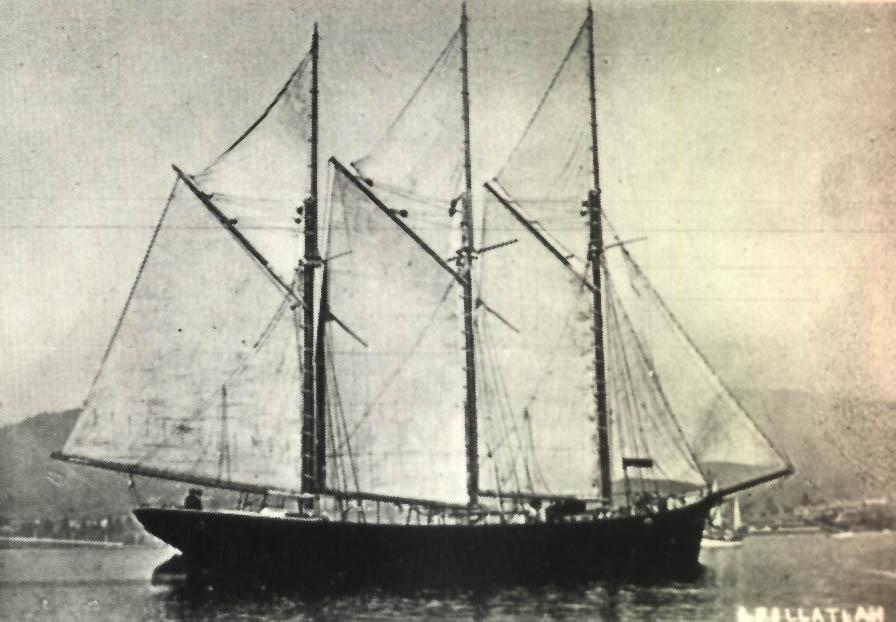 "Leillateah" is described in R Parsons' "Ketches of Australia" as a Ketch of 43 gross ton, built in 1891.  In 1908 it capsized off Recherche Bay, and was later registered in Melbourne in 1912.  It was bought by Messrs. GT & CG Heritage in Adelaide in the 