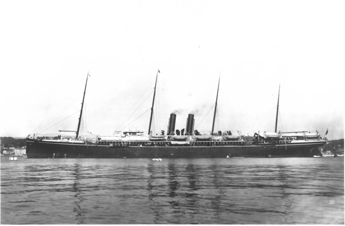 Passenger vessel "Oceana", built in 1888.