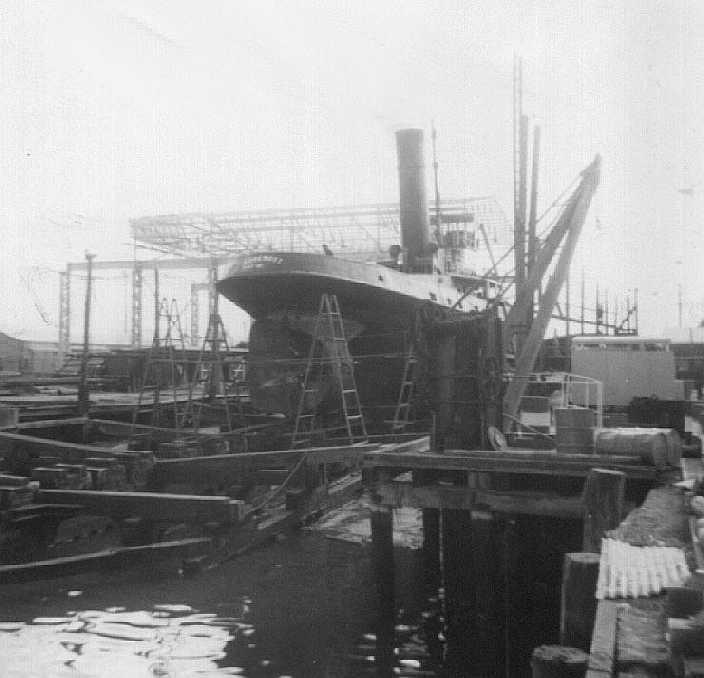 On the slip at Adelaide Ship Construction.