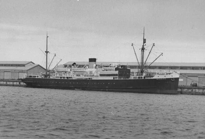 Berthed at Port Adelaide.