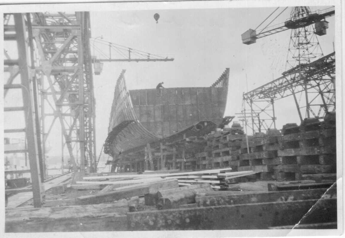 Construction showing some frames.