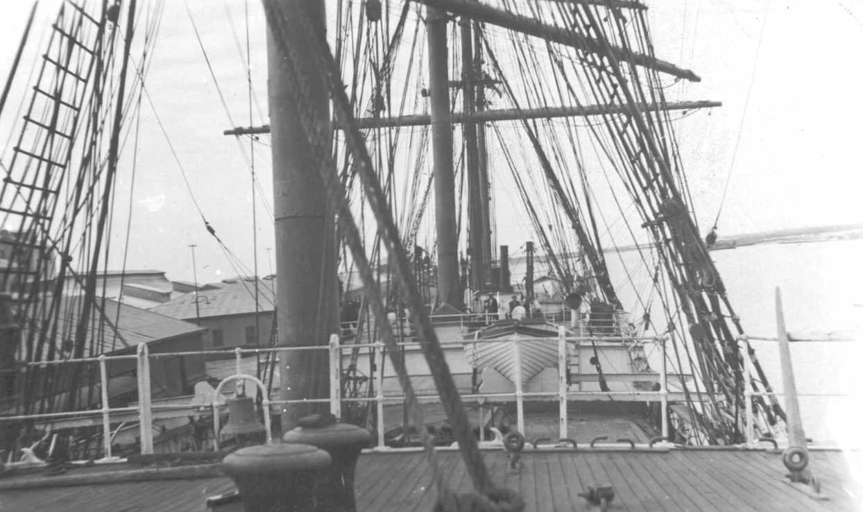 Showing deck.