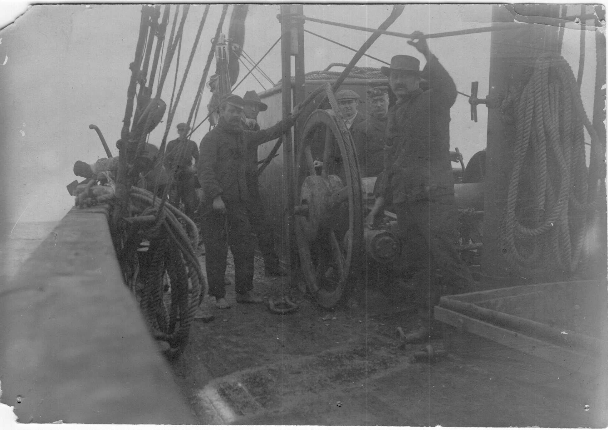 Steamship "Governor musgrave", built in 1874 by Mort's Dock & Engineering Co for the Marine Board of SA.  For many years this vessel was employed for all kinds of coastal service; repairs to jetties, investigating and attending wrecks, delivering stores t