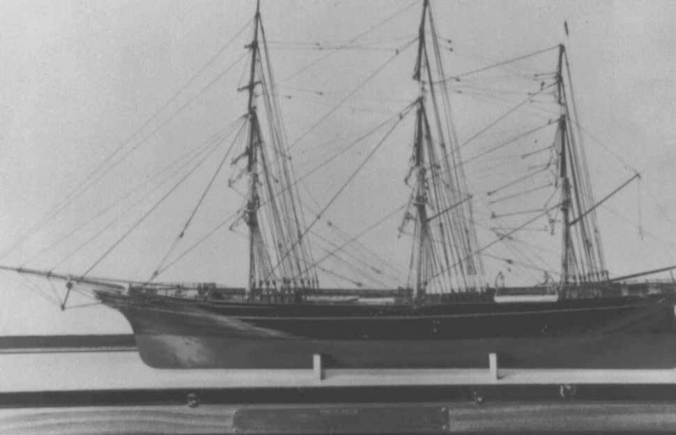 This image shows a model of the vessel