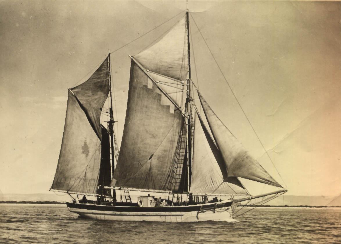 Ketch built in 1864 in Franklin, Tasmania.