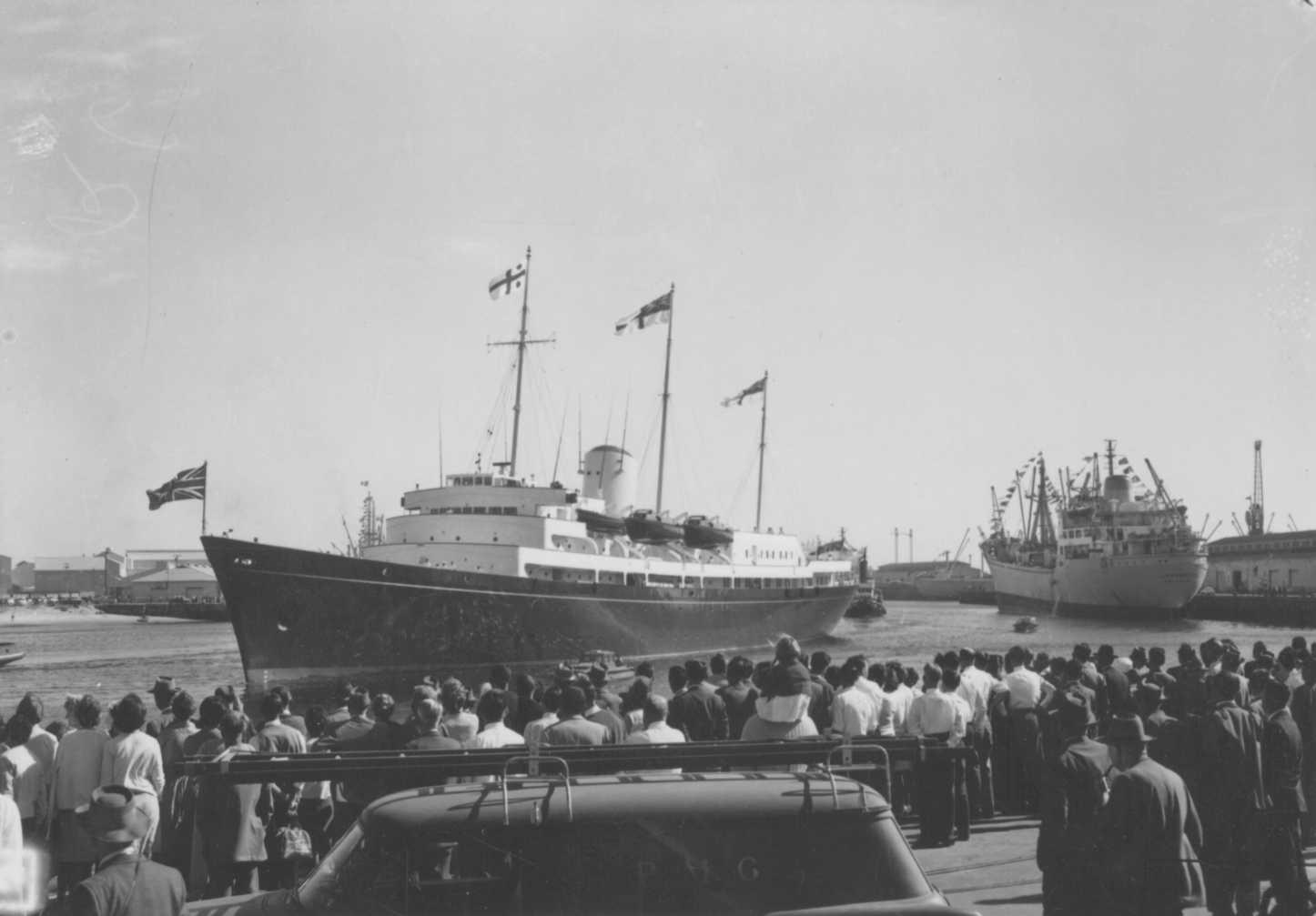 This image shows vessel in Port Adelaide in 1963.