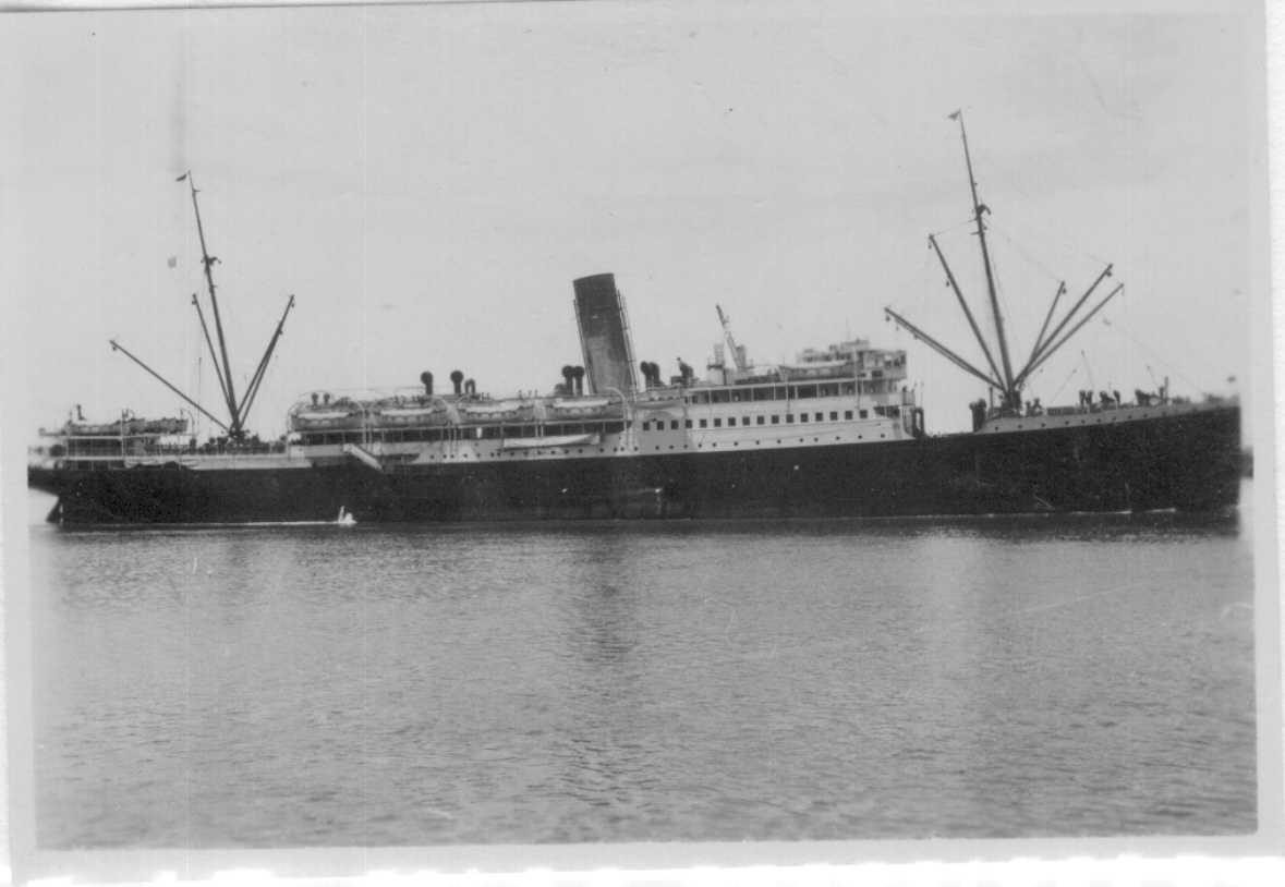Passenger vessel in port