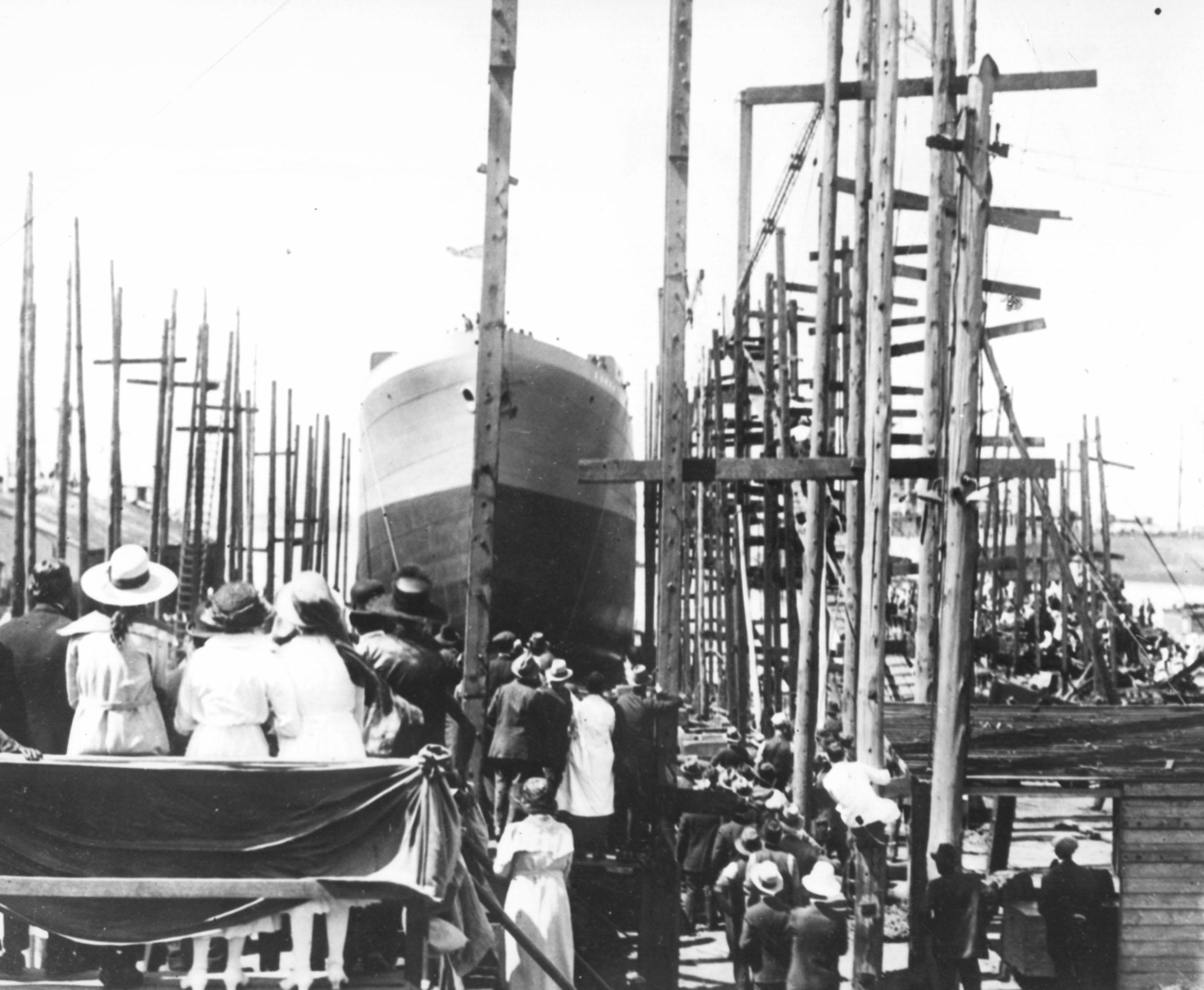 General Cargo vessel, "Iron Crown", ex 'Euroa' - torpedoed in 1942.  Built in 1923 in Williamstown, employed in interstate steel from 1923 until 1942.  Owned by C.G.L.; BHP.
Official Number:  151806
Dimensions:  length 331'0", breadth 47'9", draught 23'