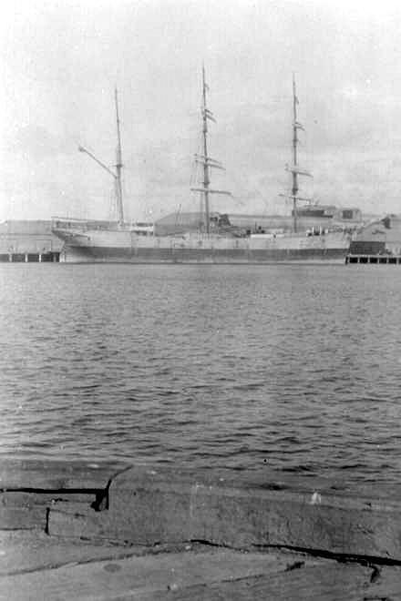 Berthed at Port Adelaide, 13/2/1932.