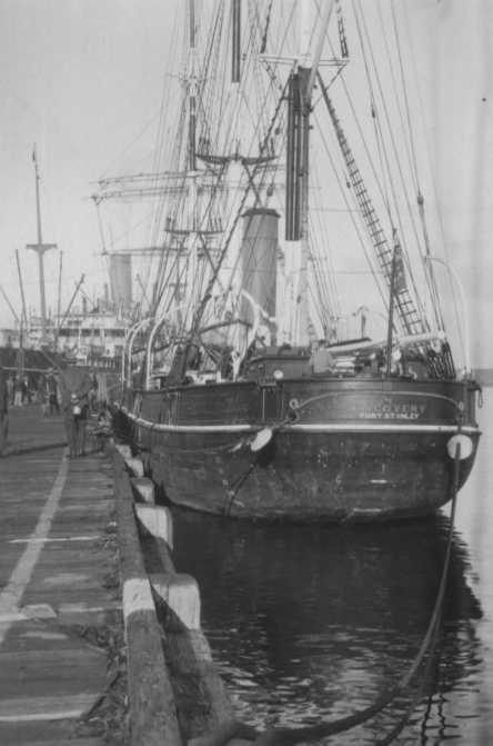 Berthed at Port Adelaide, 3/4/1930