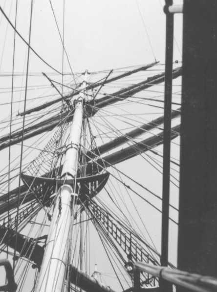 Showing foremast, 27/2/1937