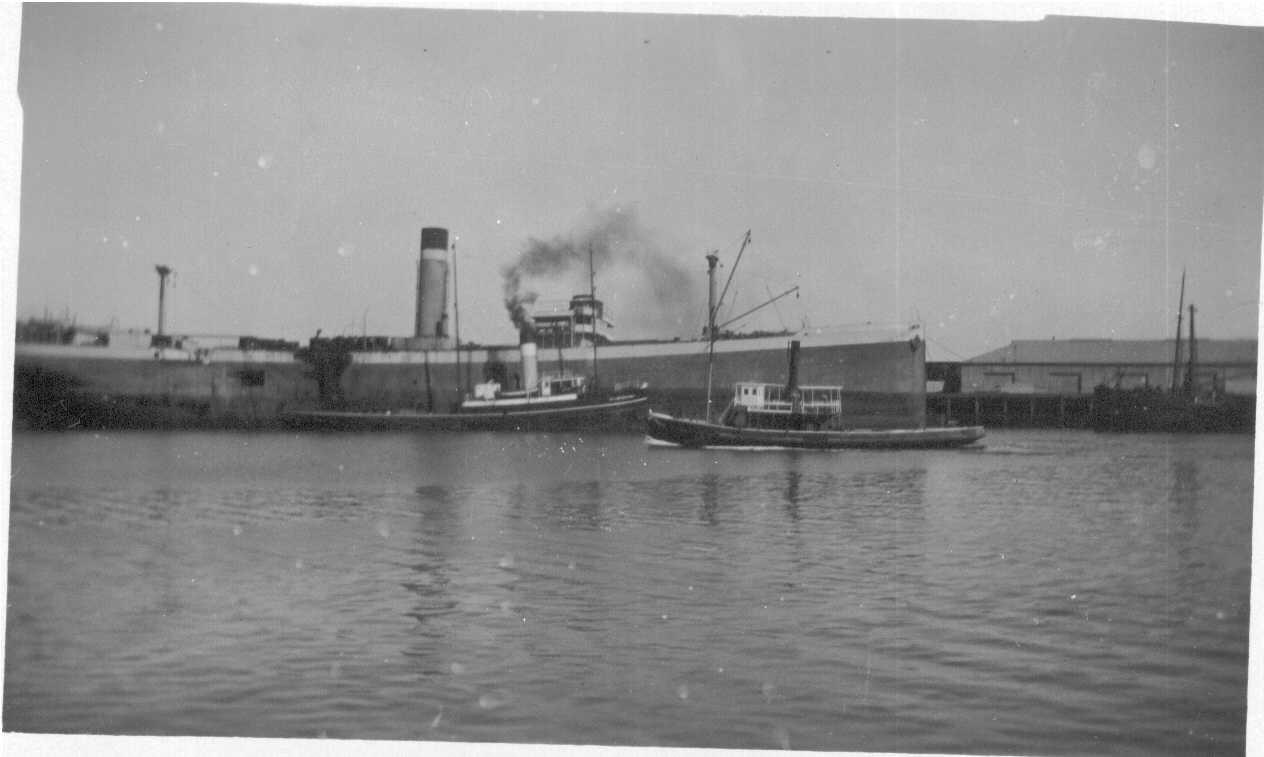General cargo vessel at Port Adelaide after fire