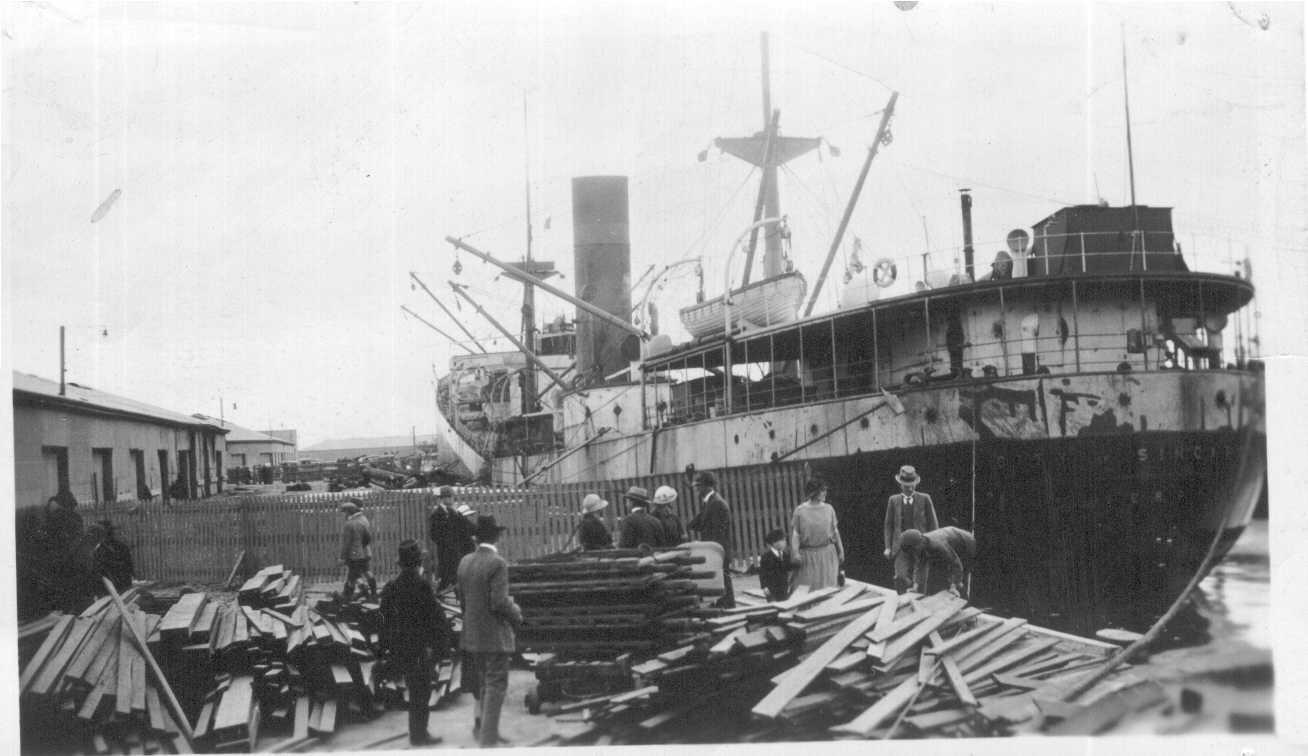 General cargo vessel at Port Adelaide