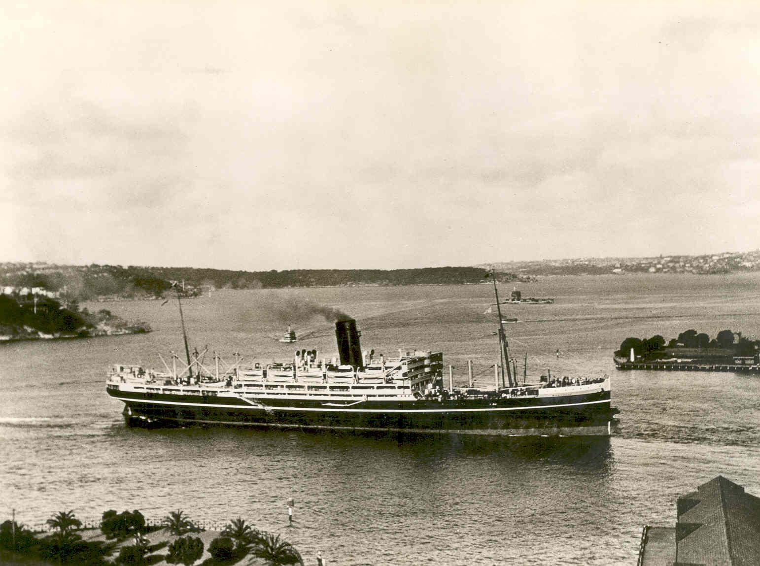 Passenger vessel at Sydney.