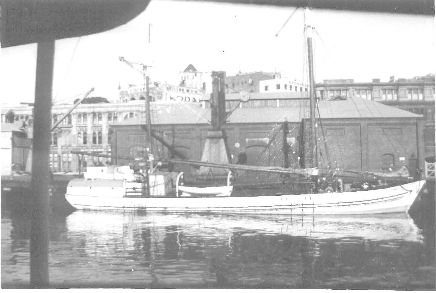 "Ketches of South Australia" by Ronald Parsons describes "Betty Joan" as a 78 gross ton vessel with auxillairy engines which reach 5 knots.   Built by A McFarlane & son, Birkenhead in 1933, she was owned by M Irvine and MB Crouch.   During world war 2, ve