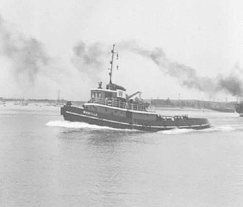 On her final run, 12/8/1959.