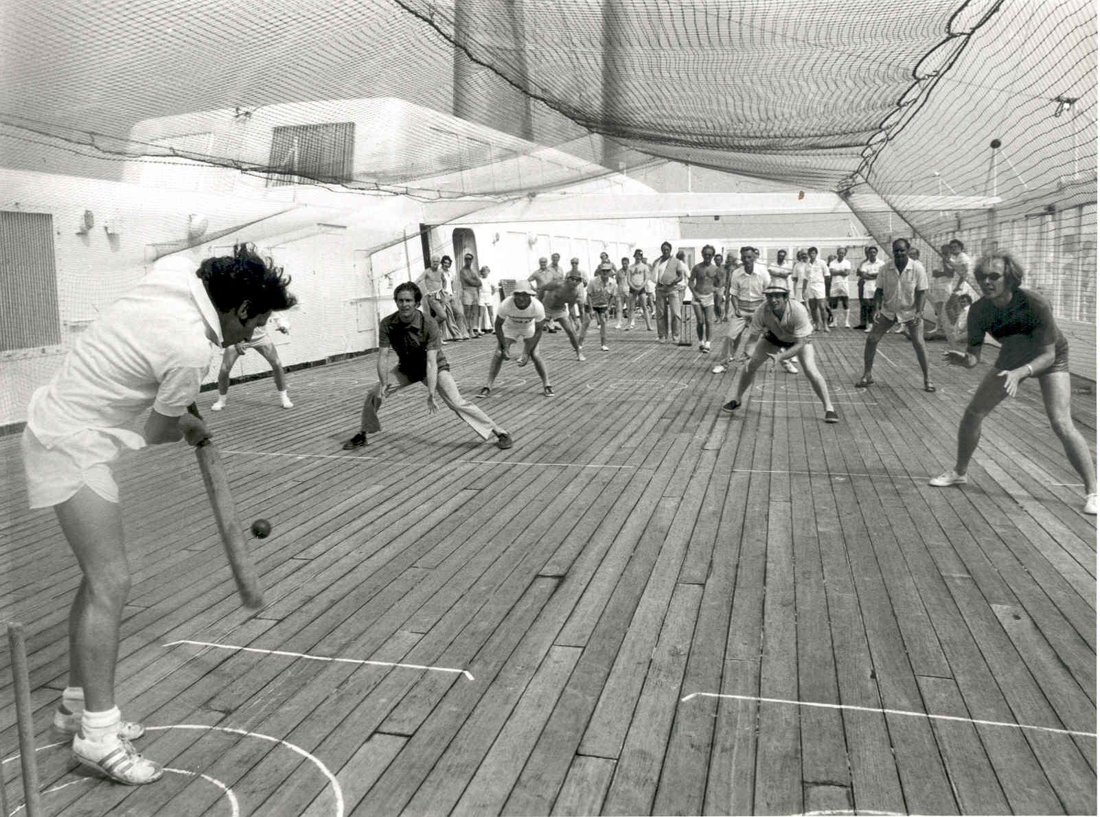 Passenger vessel - deck cricket