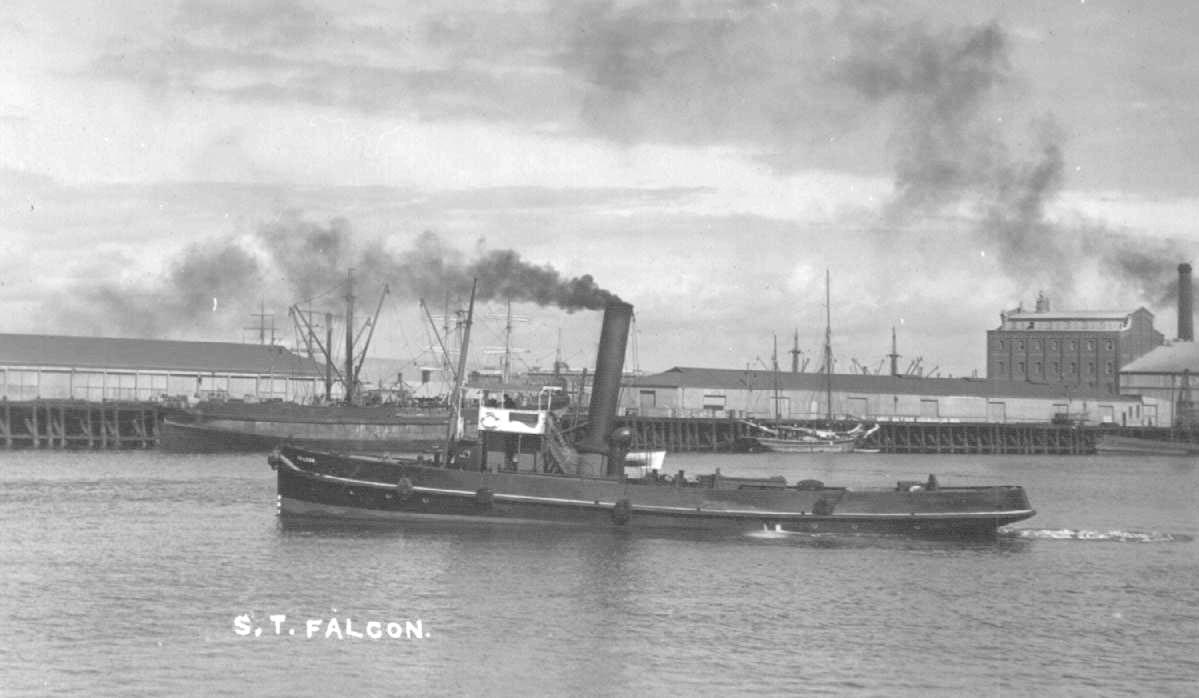 1884 tug, underway in the Port River.