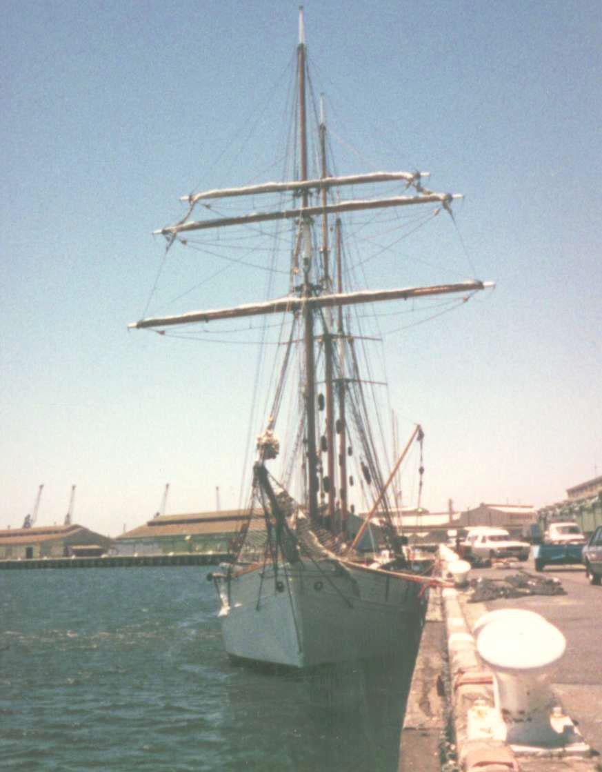 Berthed at Port Adelaide, 24/12/1987.