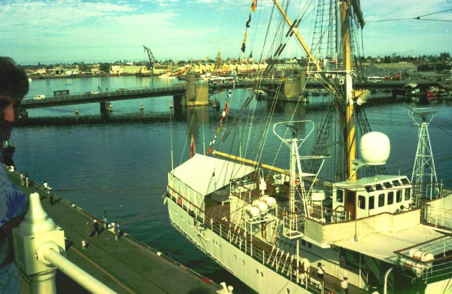 Berthed at Port Adelaide, 24/12/1987.