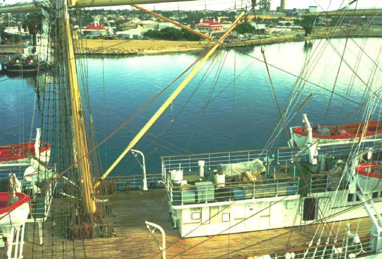 Berthed at Port Adelaide, 24/12/1987.