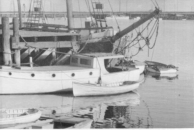 Ketch berthed