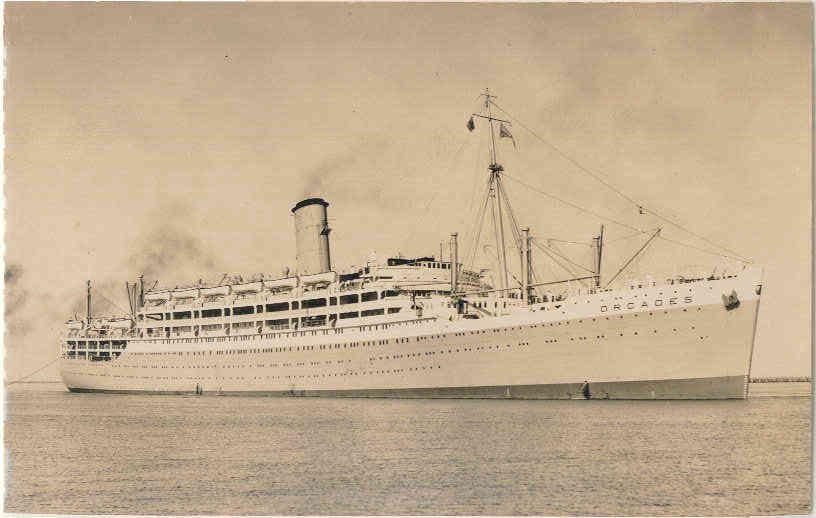 Passenger vessel entering port