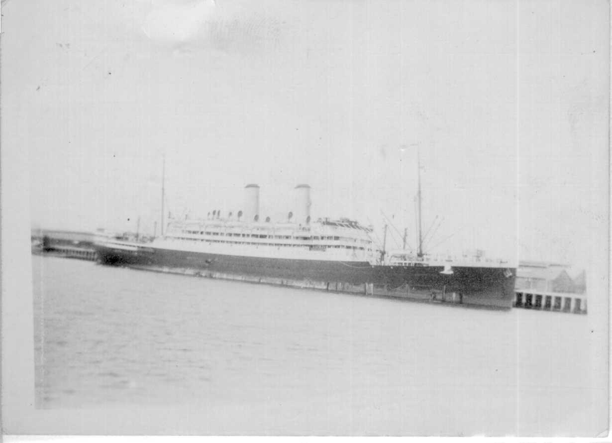 Passenger vessel berthed at Port Adelaide