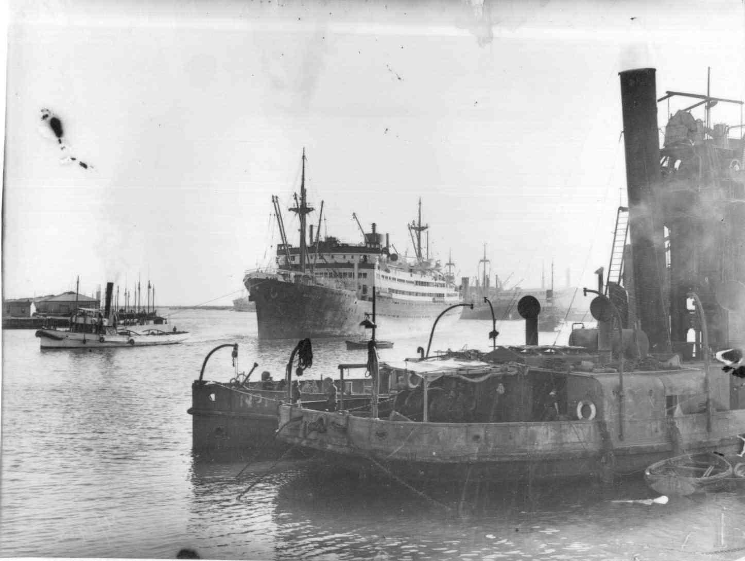 Passenger vessel in Port River