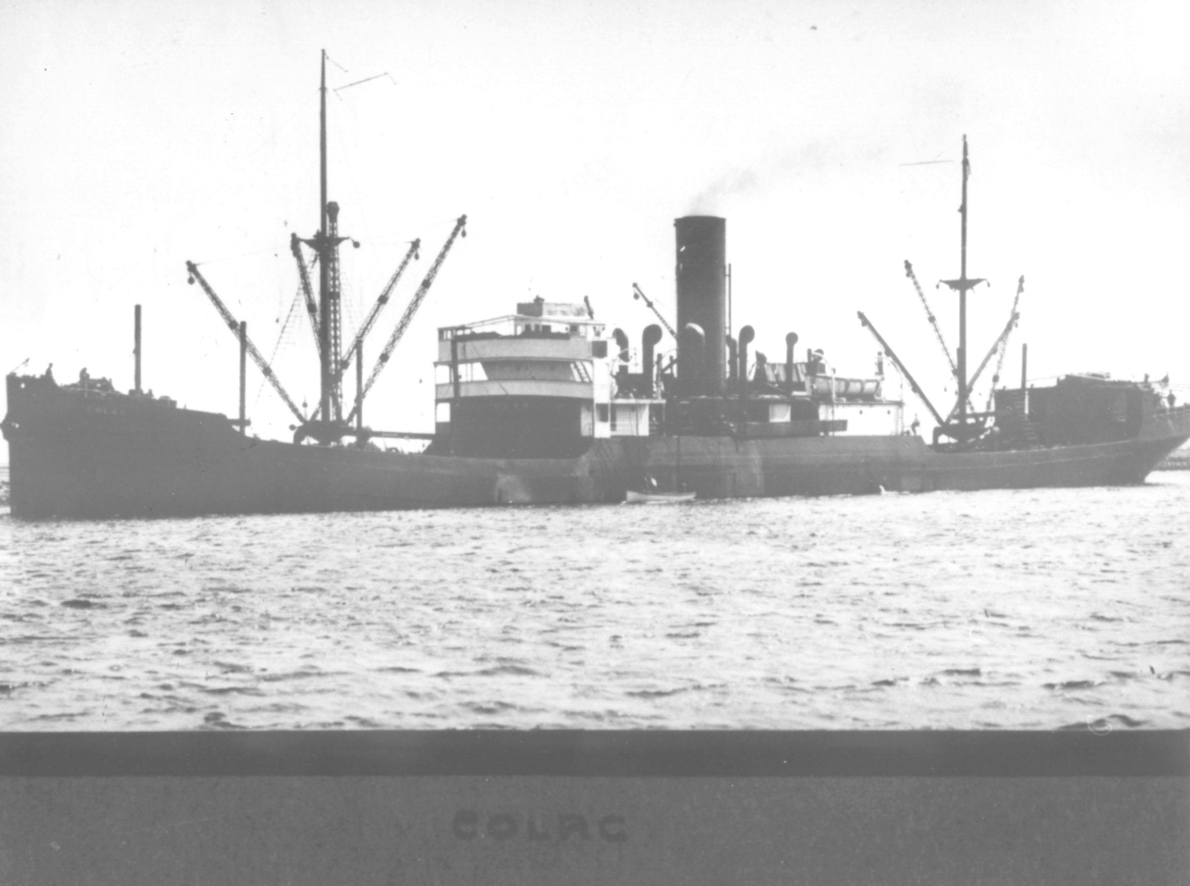 General Cargo vessel "Colac", ex 'Dinoga', built in 1920.