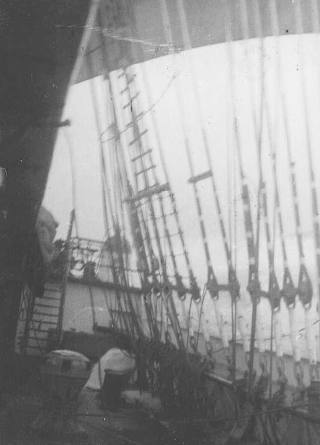 Barque - forward from starboard side of foredeck