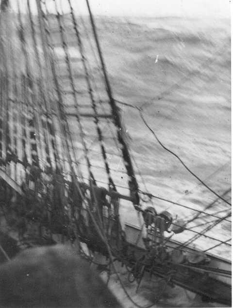 Barque - looking aft over after deck