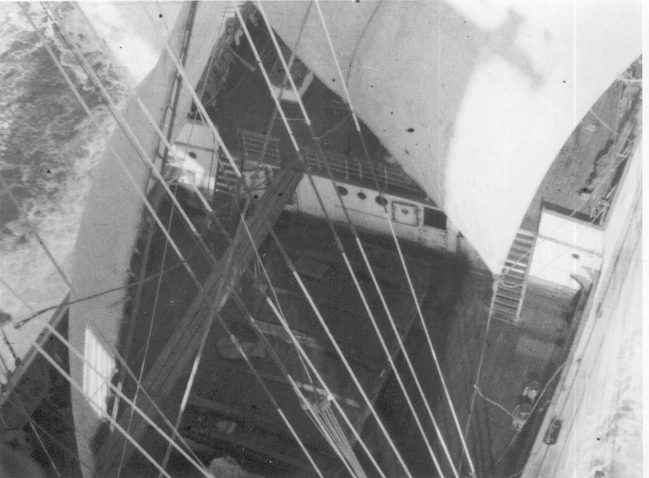 Barque - No. 2 hatch from fore rig