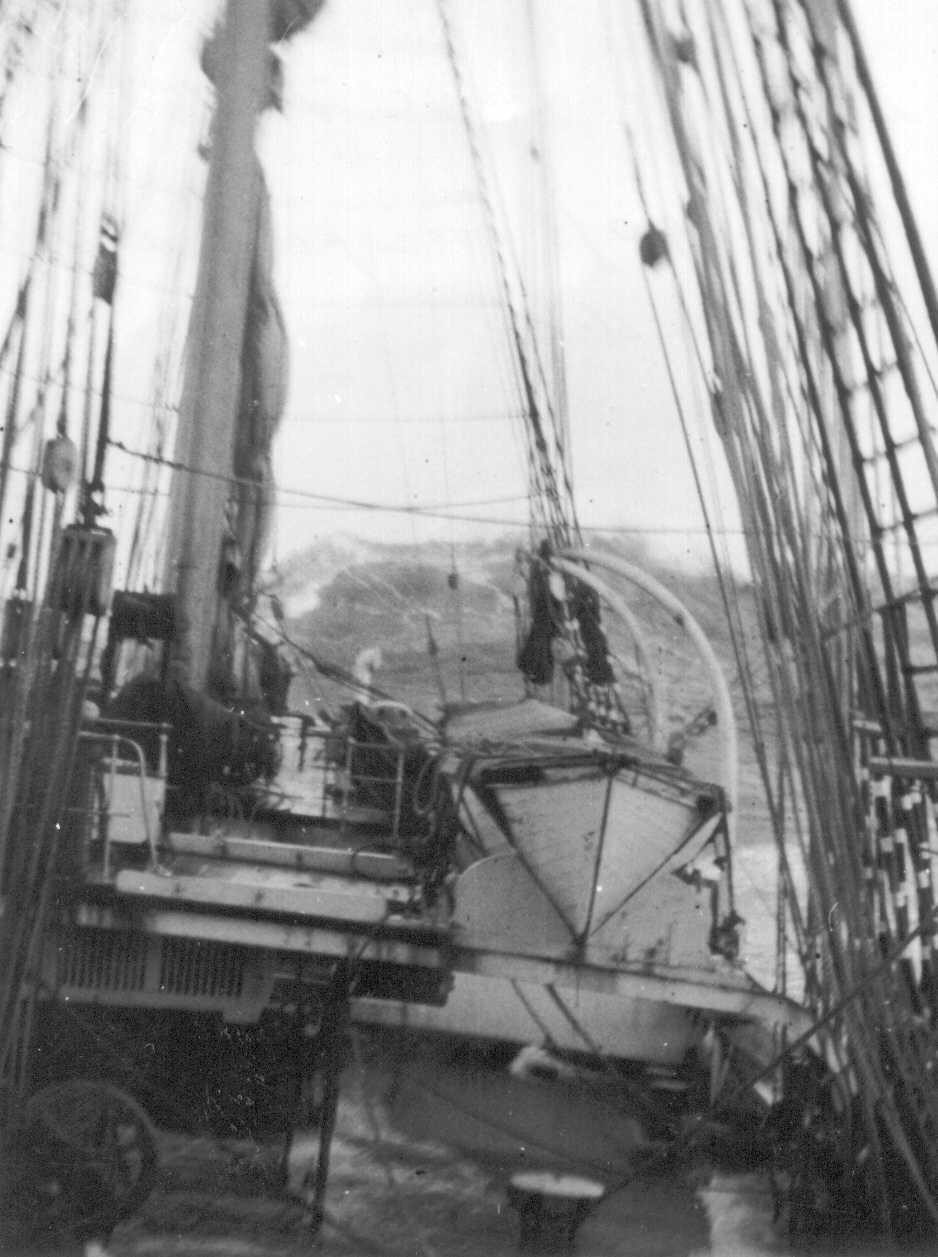 Barque - seas off Cape Horn