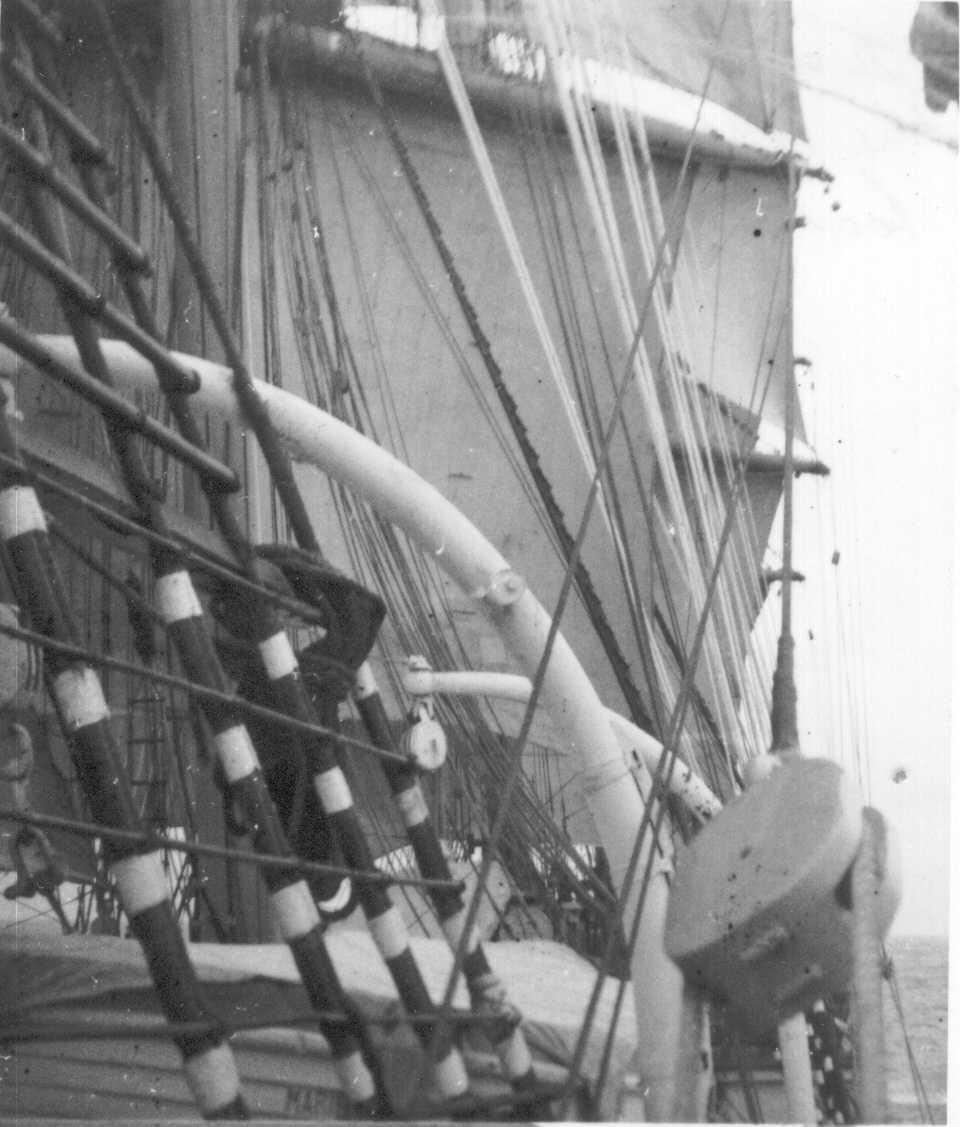 Barque - the poop, aft of the starboard lifeboat