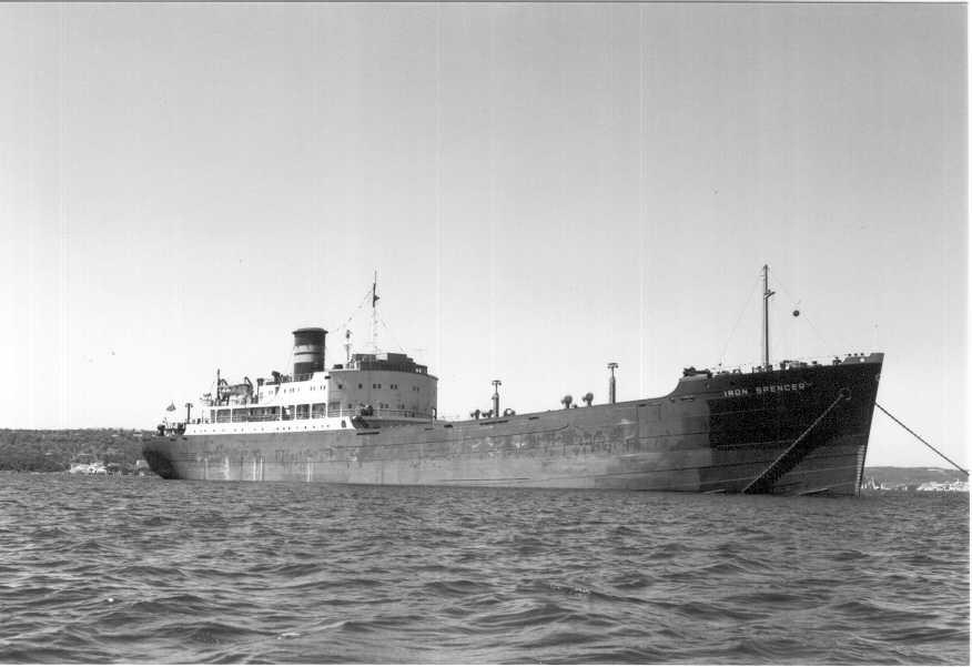 Bulk carrier at anchor