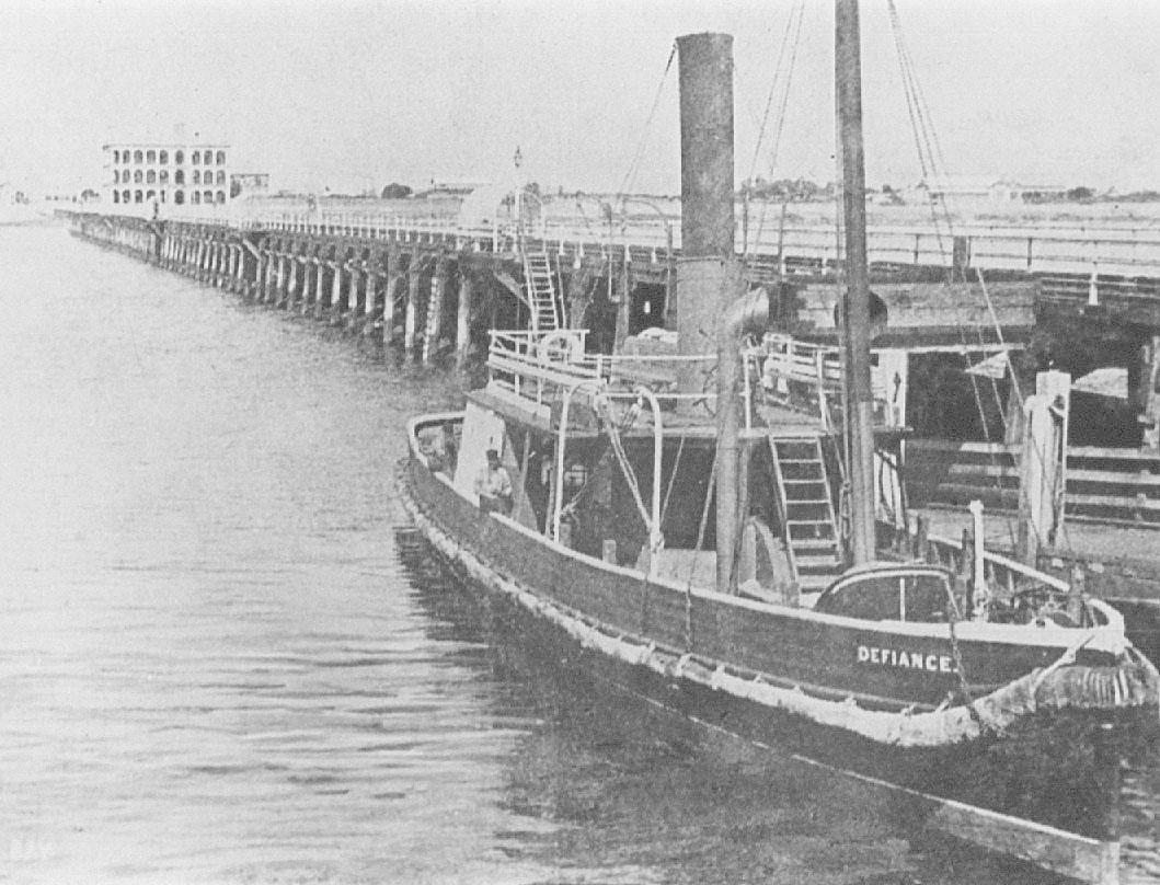 At Largs Jetty, 1881