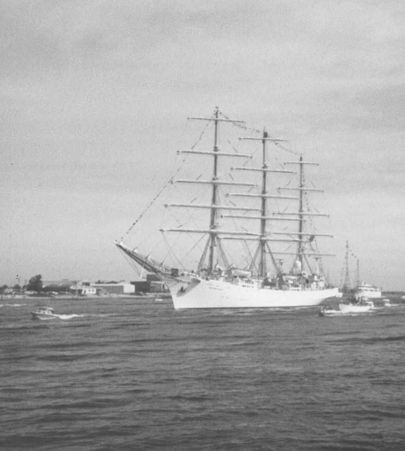 Entering Port Adelaide, 1981.