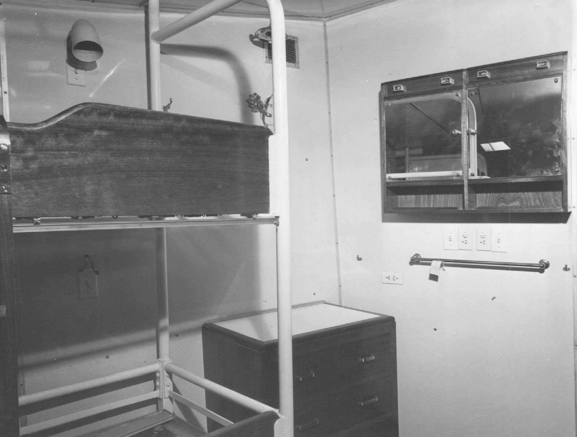 Crew's four berth cabin.